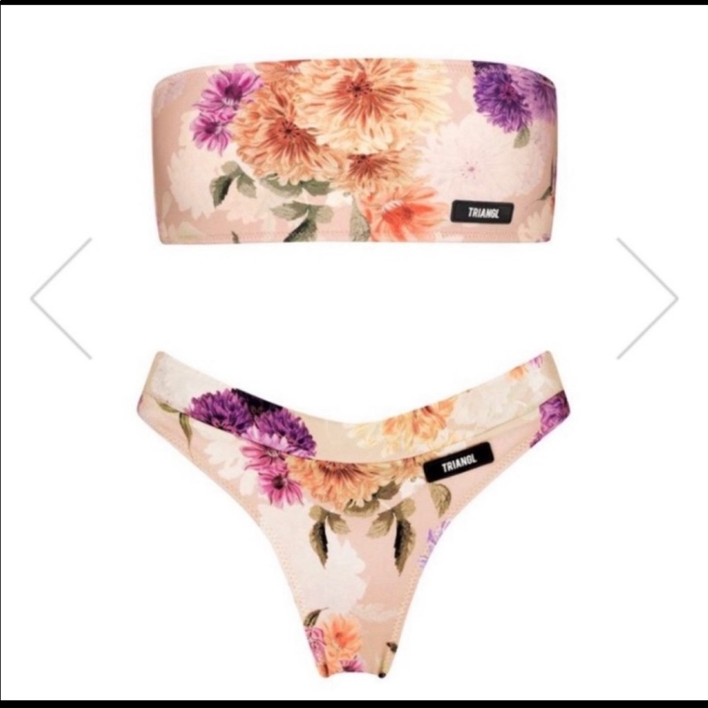 Triangl Savina strapless bikini set